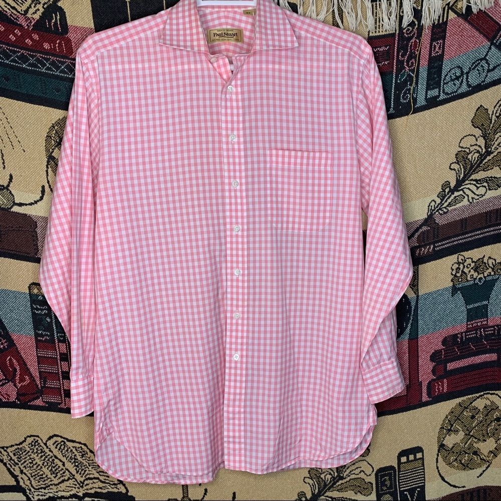 Paul Stuart Made In Canada Dress Shirt Size 16R